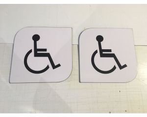 PLS 24 - Placa Pessoa com deficiência